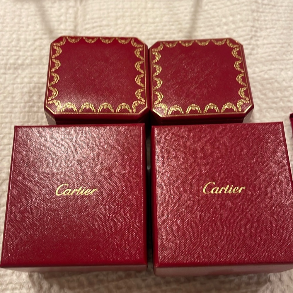 Cartier ring boxes